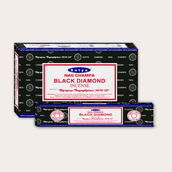 Satya Nagchampa Black Diamond Incense Sticks- 15g