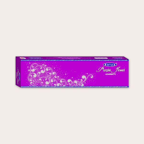 Satya Purple Jewel Incense Sticks - 100g
